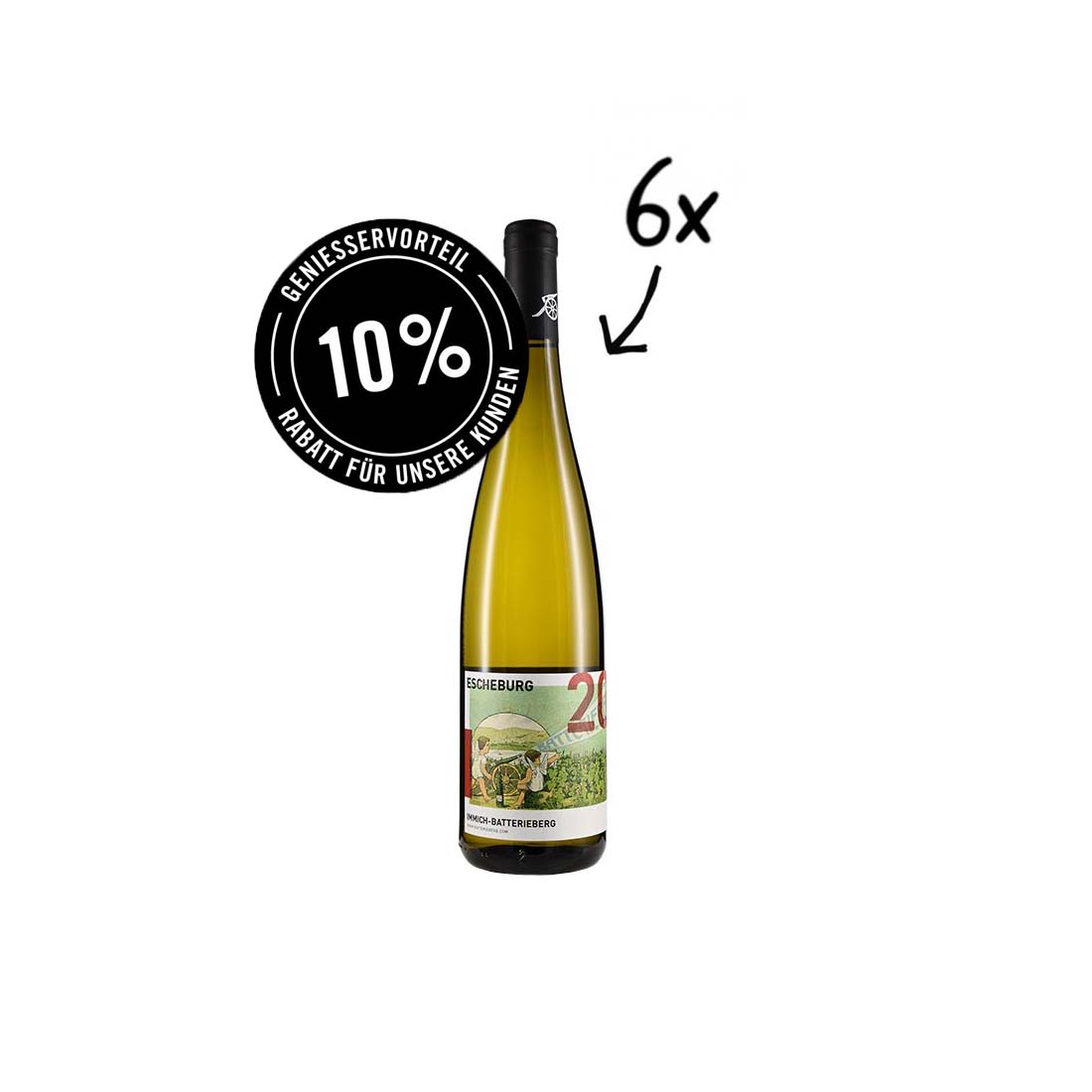 6x Escheburg Riesling