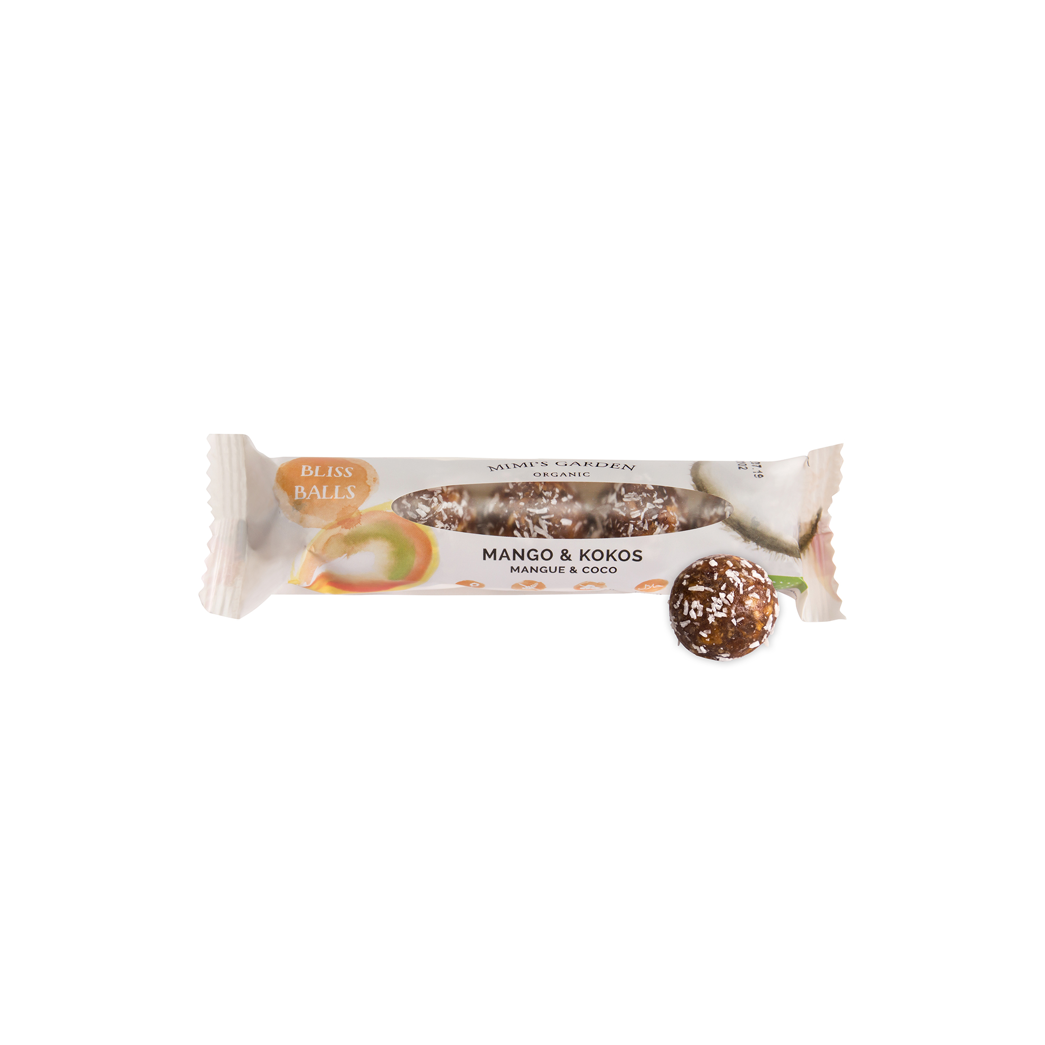Fruchtkugeln Mango & Kokos