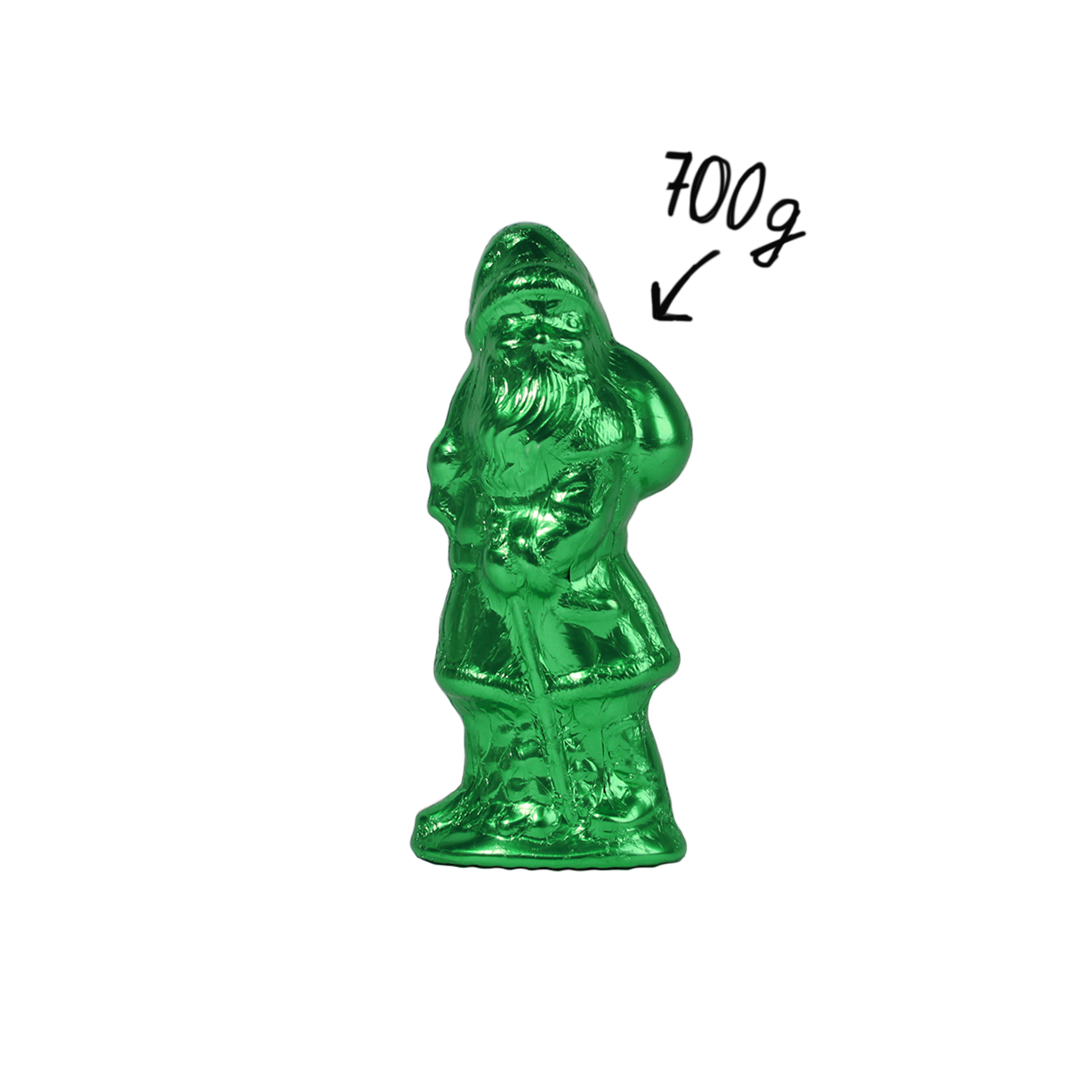 Weihnachtsmann 700g Moosgrün