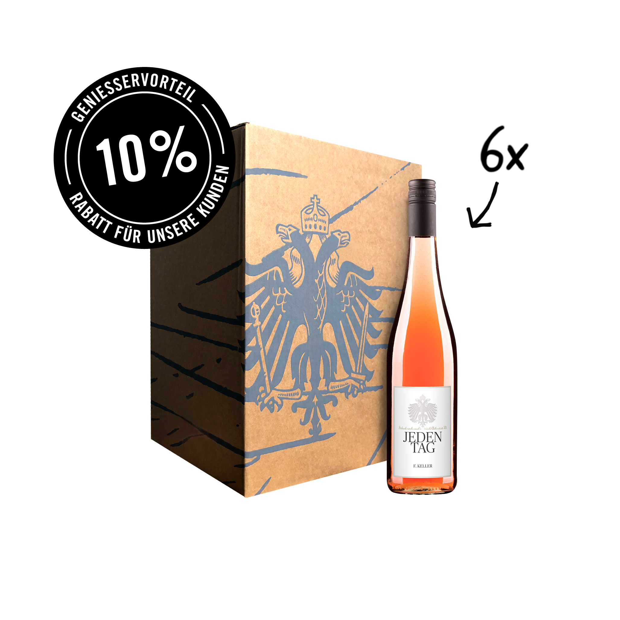 6 x Jeden Tag Rosé