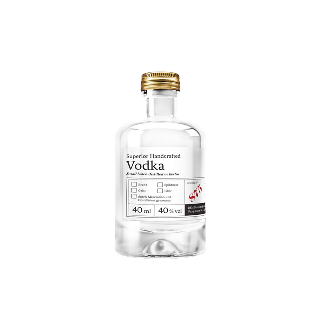Superior Handcrafted Vodka