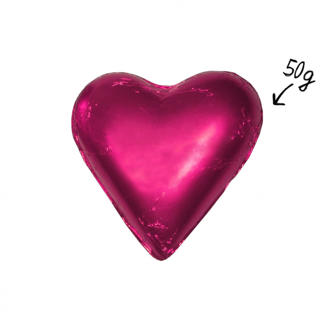 Herz 50g Pink