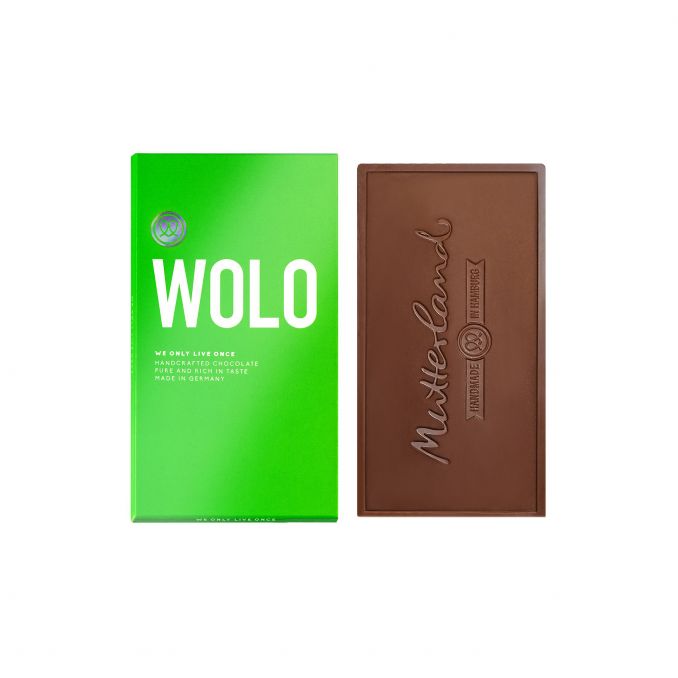 Neonschokolade WOLO (Vollmilch)