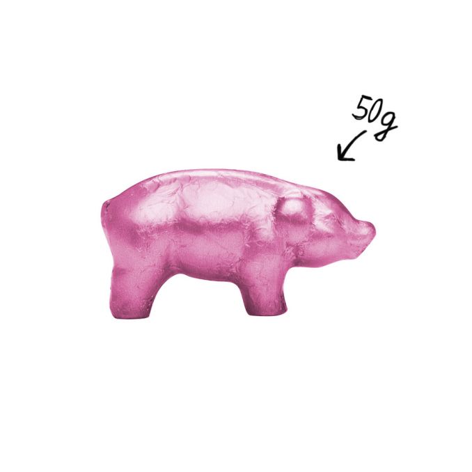 Glücksschwein 50g Rosa