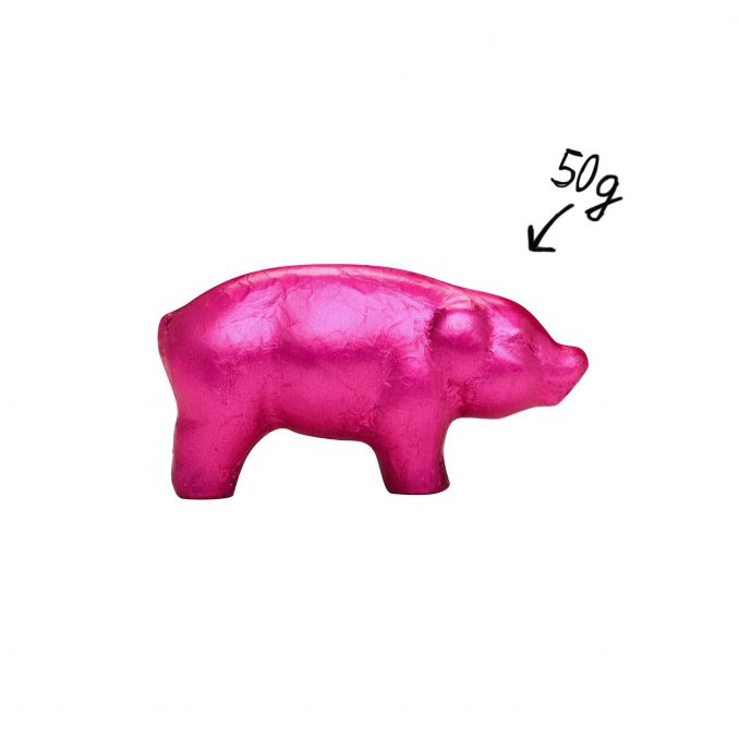 Glücksschwein 50g Pink