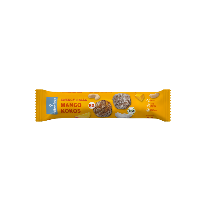 Fruchtkugeln Mango & Kokos