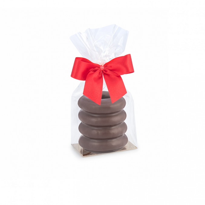 Mini-Baumkuchen in Zartbitter