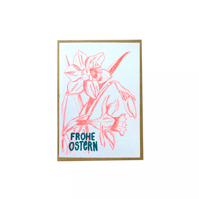 Postkarte Osterglocke