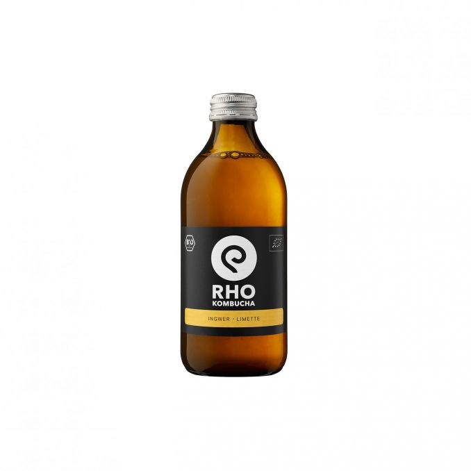 RHO Kombucha Ingwer Limette