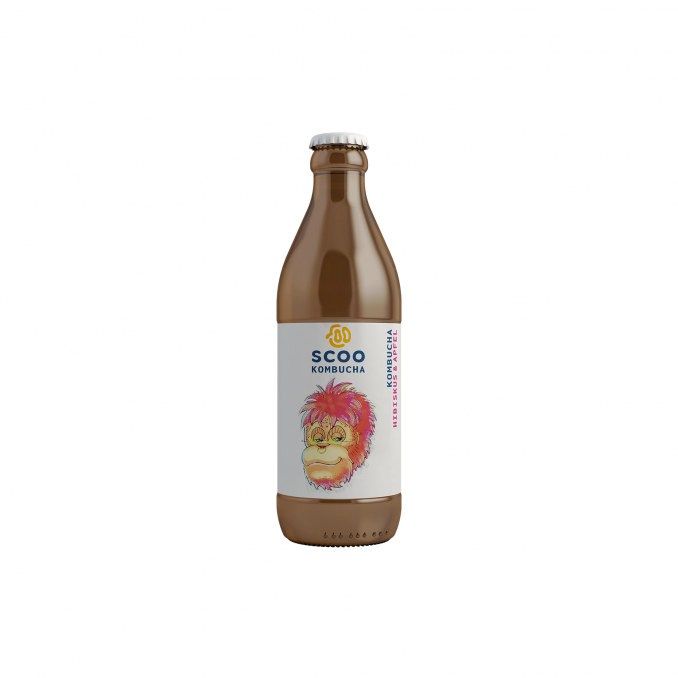 Kombucha Hibiskus Apfel