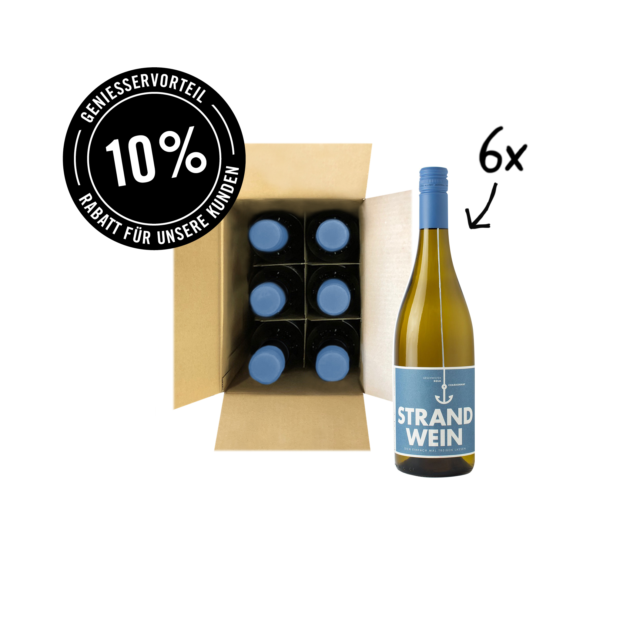 Strandwein Weiß 0,75l