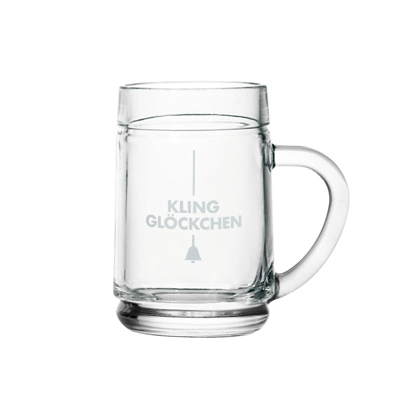 Gluehwein Glöckchen Glas